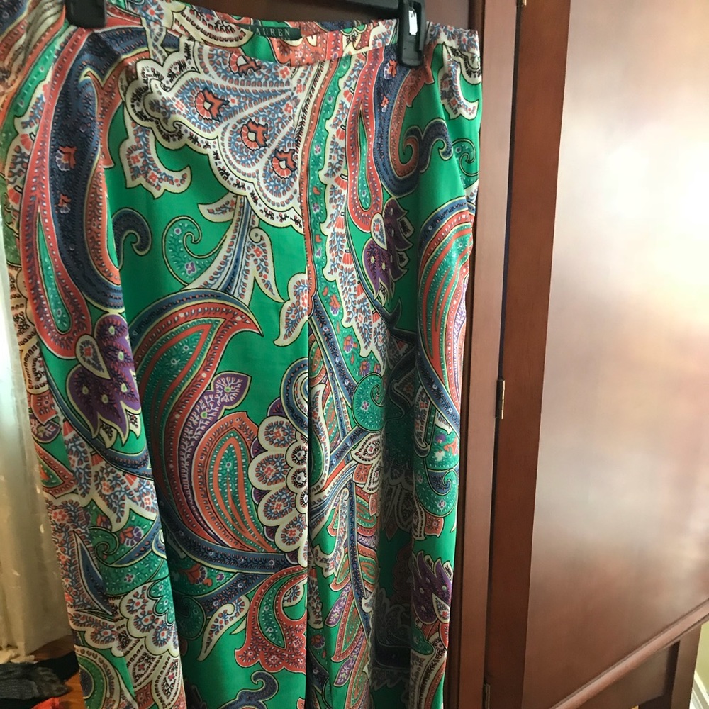 Ralph Lauren Wide Leg Printed Press